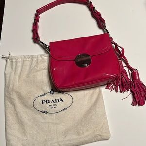 Prada Barbie Pink Patent Leather Bag